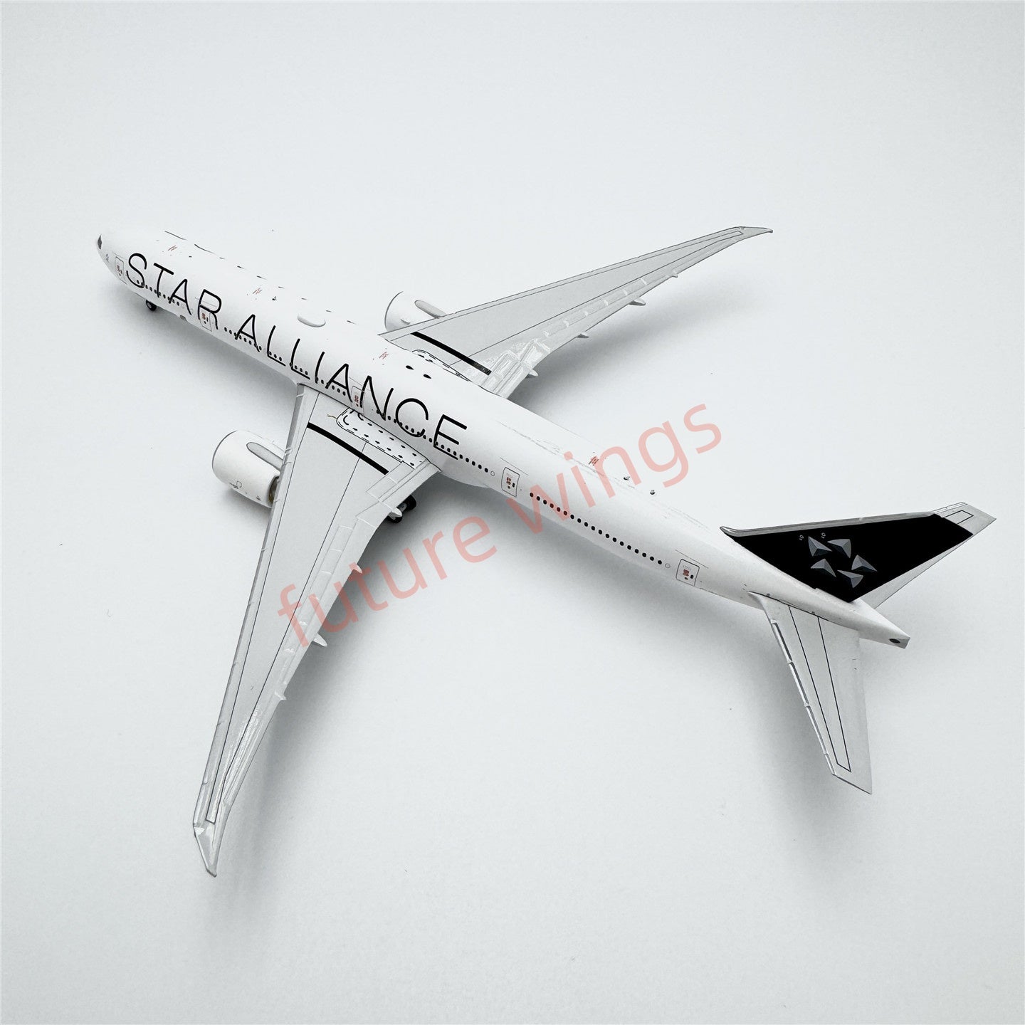 1:400 Geministar EVA Air B777-300ER B-16715 B-16701 "STAR ALLIANCE" Aircraft Model+Free Tractor