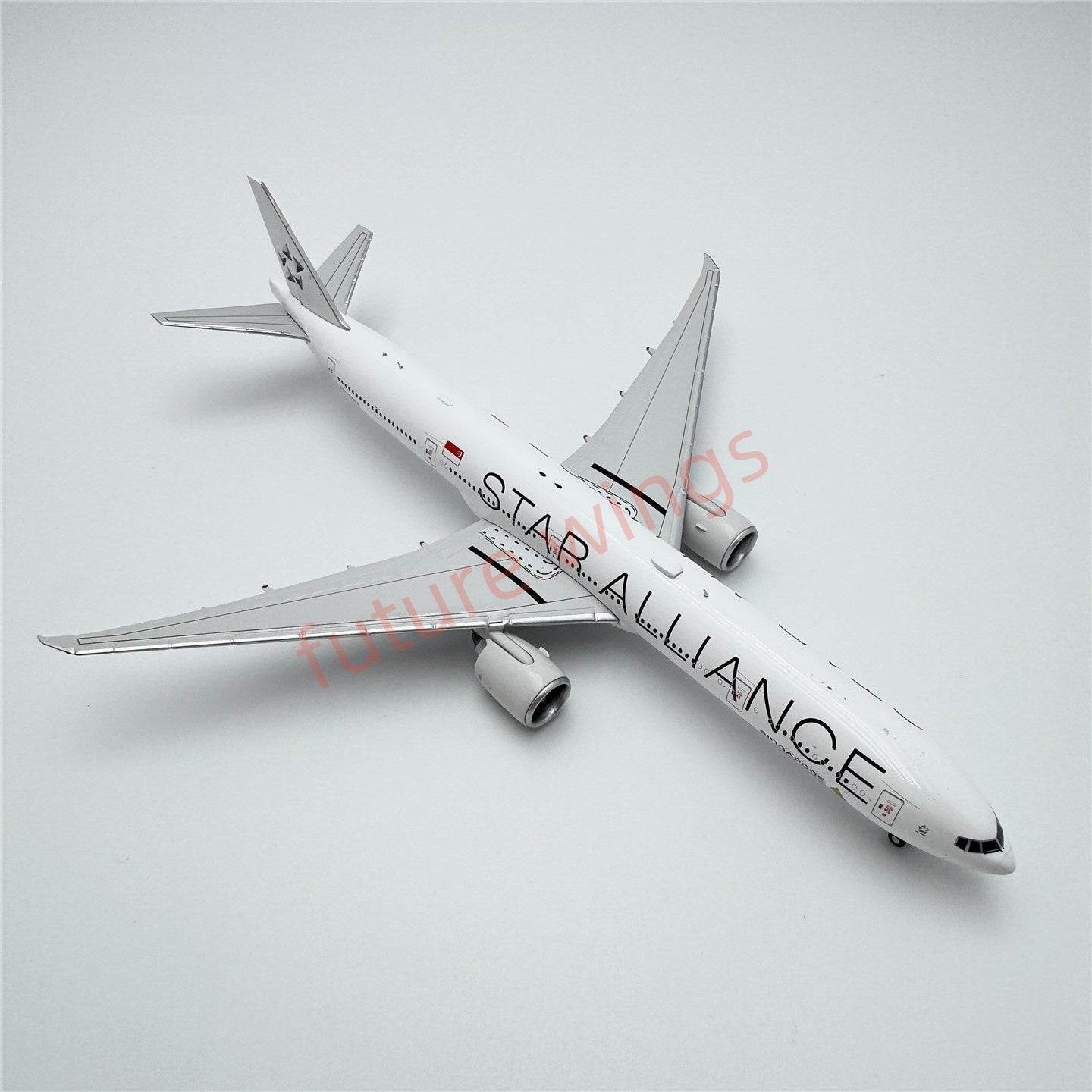 1:400 Geministar Singapore Airlines B777-300ER 9V-SWI 9V-SWM 9V-SWJ "STAR ALLIANCE" Aircraft Model+Free Tractor