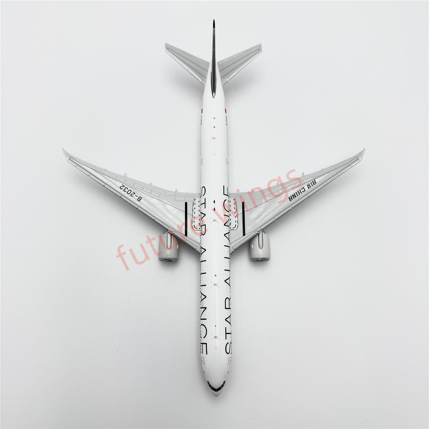 1:400 Geministar Air China B777-300ER B-2032 "STAR ALLIANCE" Aircraft Model+Free Tractor