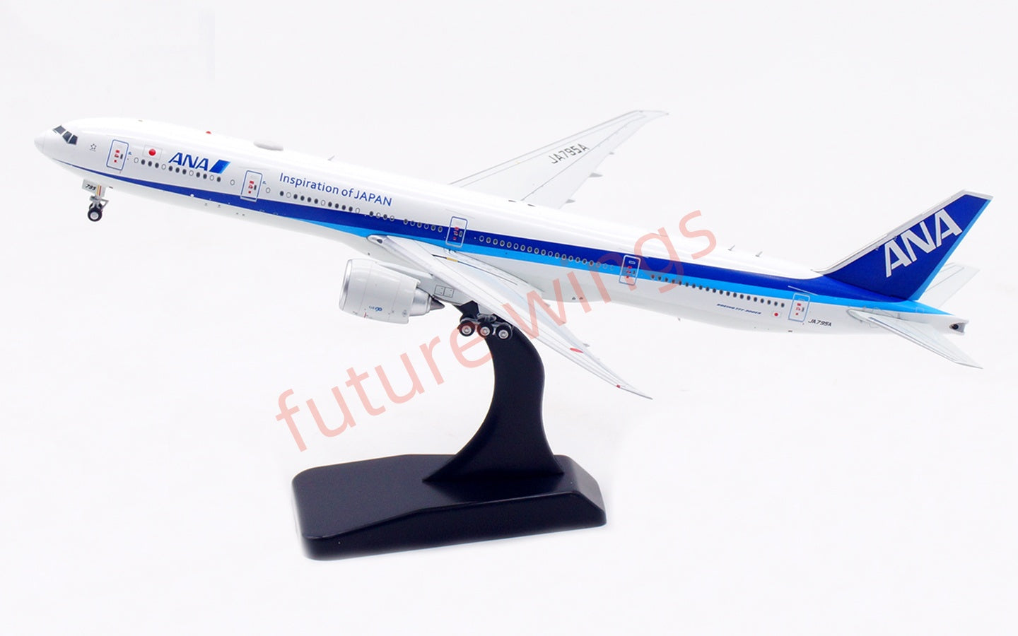 1:400 Aviation400 ANA B777-300ER JA795A Aircraft Model Free Tractor+Stand