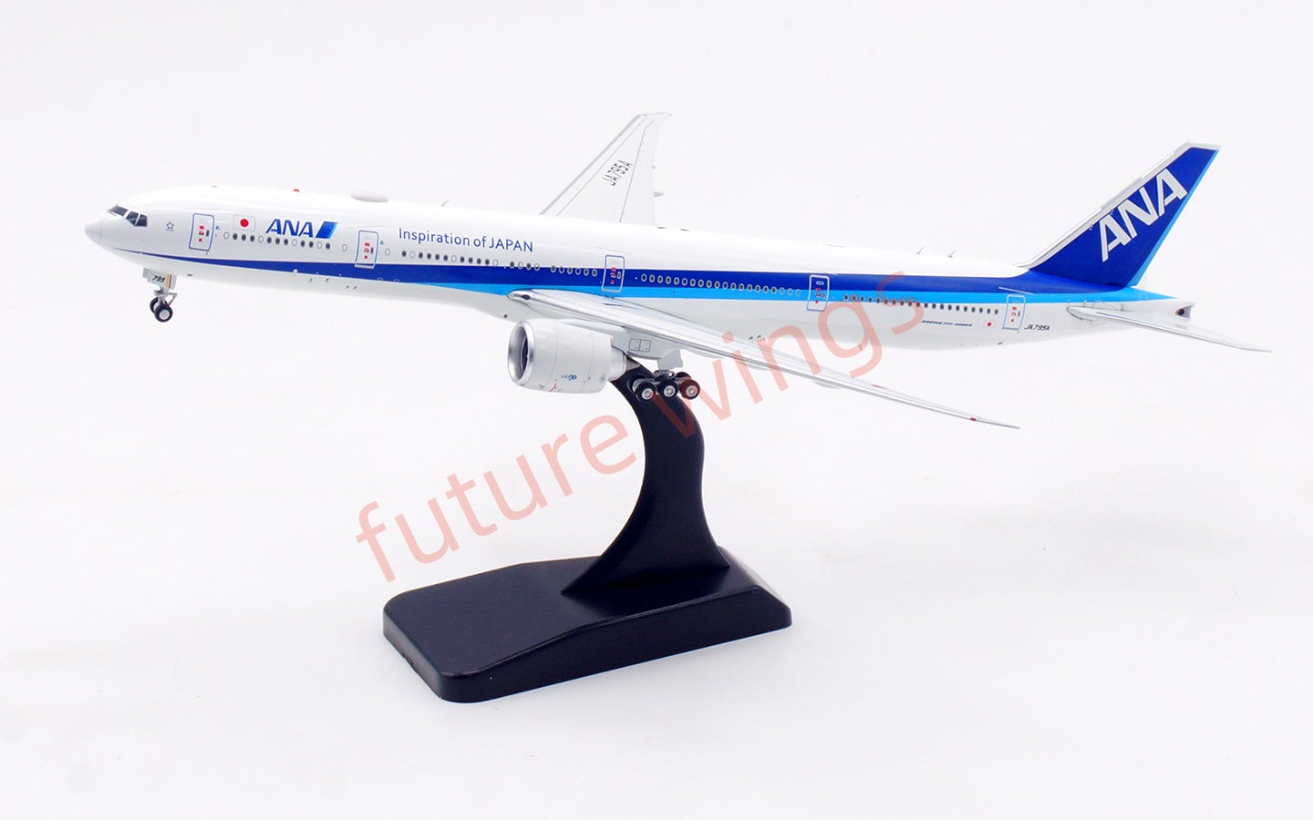 1:400 Aviation400 ANA B777-300ER JA795A Aircraft Model Free Tractor+Stand