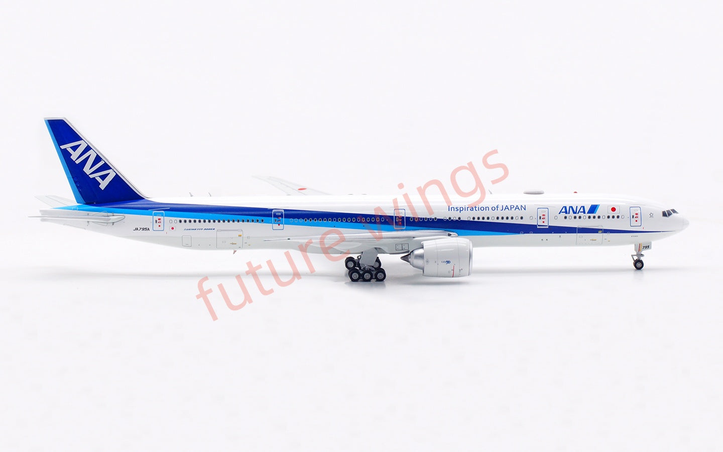 1:400 Aviation400 ANA B777-300ER JA795A Aircraft Model Free Tractor+Stand