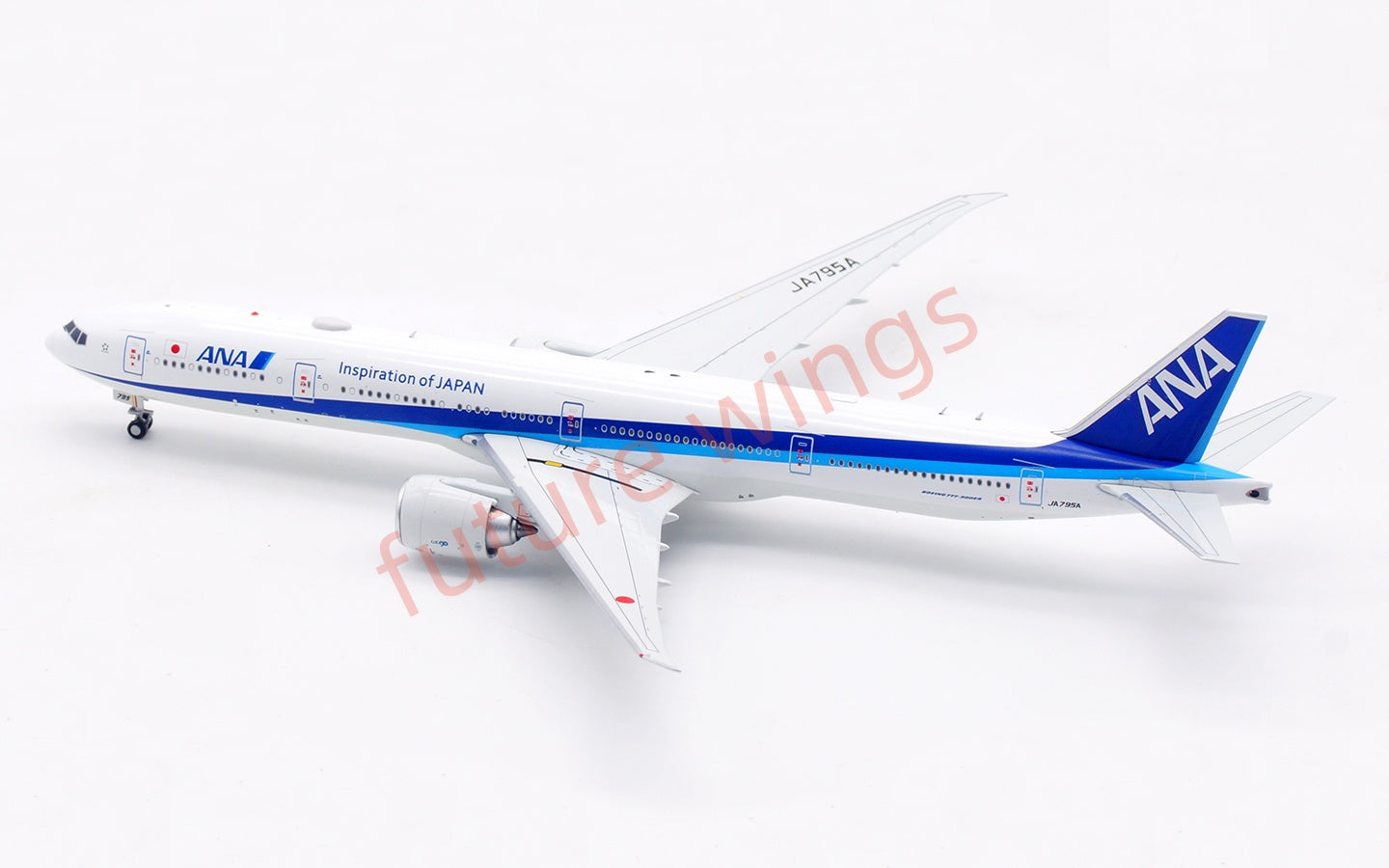 1:400 Aviation400 ANA B777-300ER JA795A Aircraft Model Free Tractor+Stand