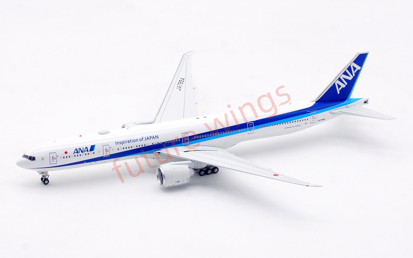 1:400 Aviation400 ANA B777-300ER JA795A Aircraft Model Free Tractor+Stand