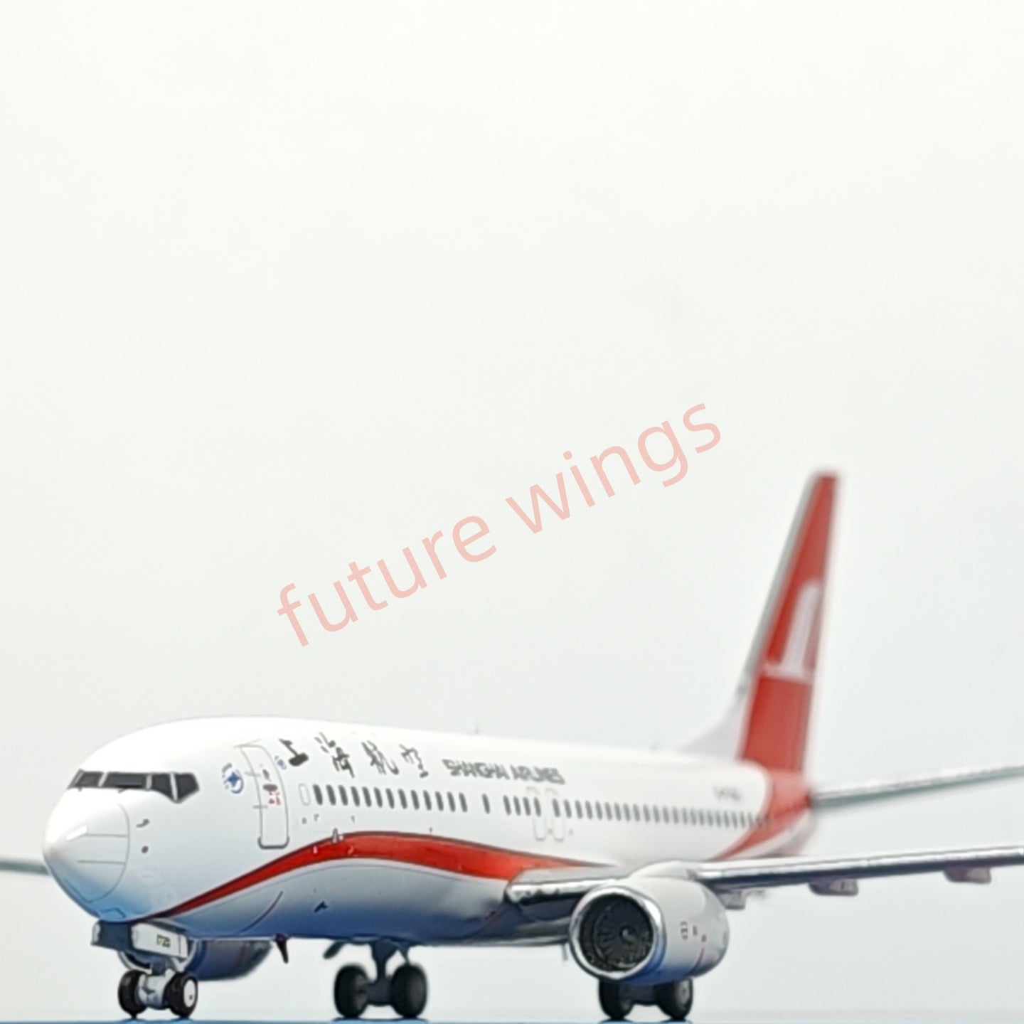 1:400 AeroPolaris ShangHai Airlines B737-800 B-16722 Aircraft Model+Free Tractor