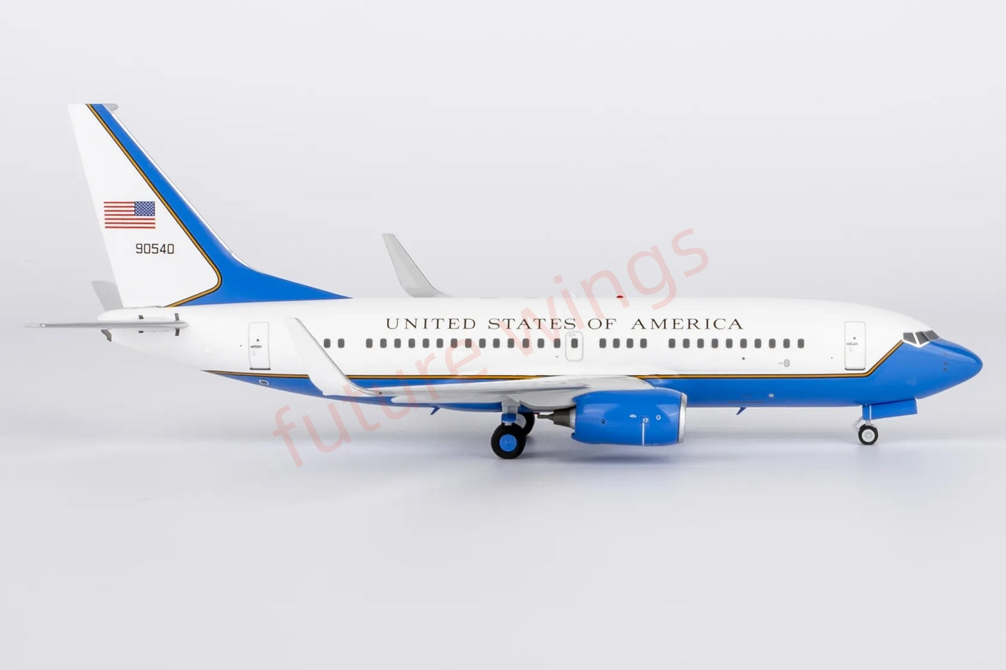 1:200 NG Models NG05017 USAF B737-700 C-40B 09-0540 Diecast Aircraft Model