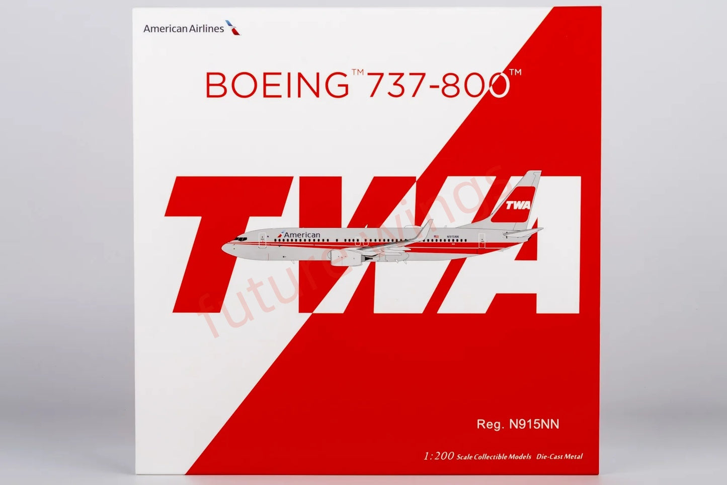 1:200 NG Models NG08053 American Airlines B737-800 N915NN Diecast Aircraft Model