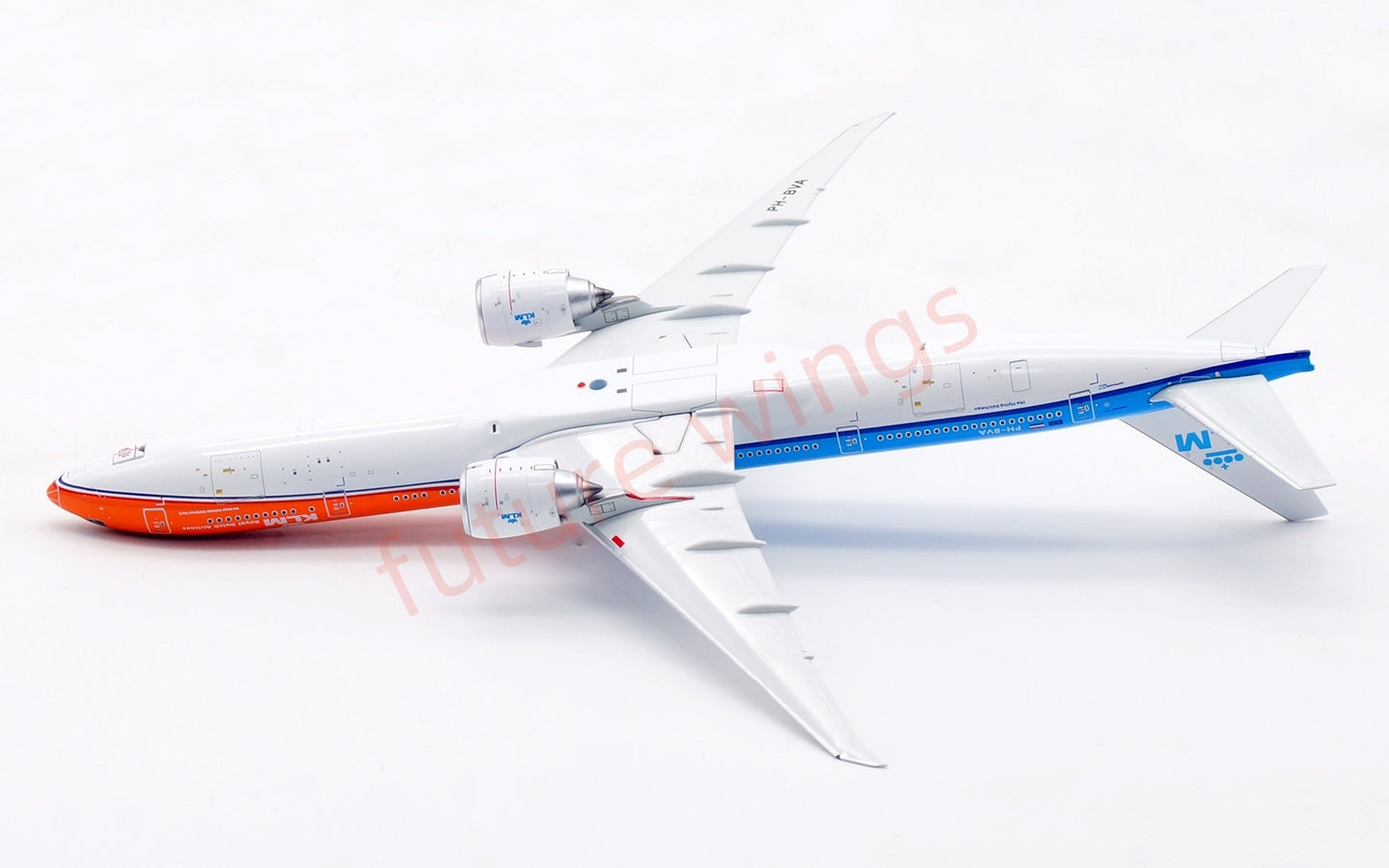 1:400 Aviation400 KLM B777-300ER PH-BVA Aircraft Model Free Tractor+Stand