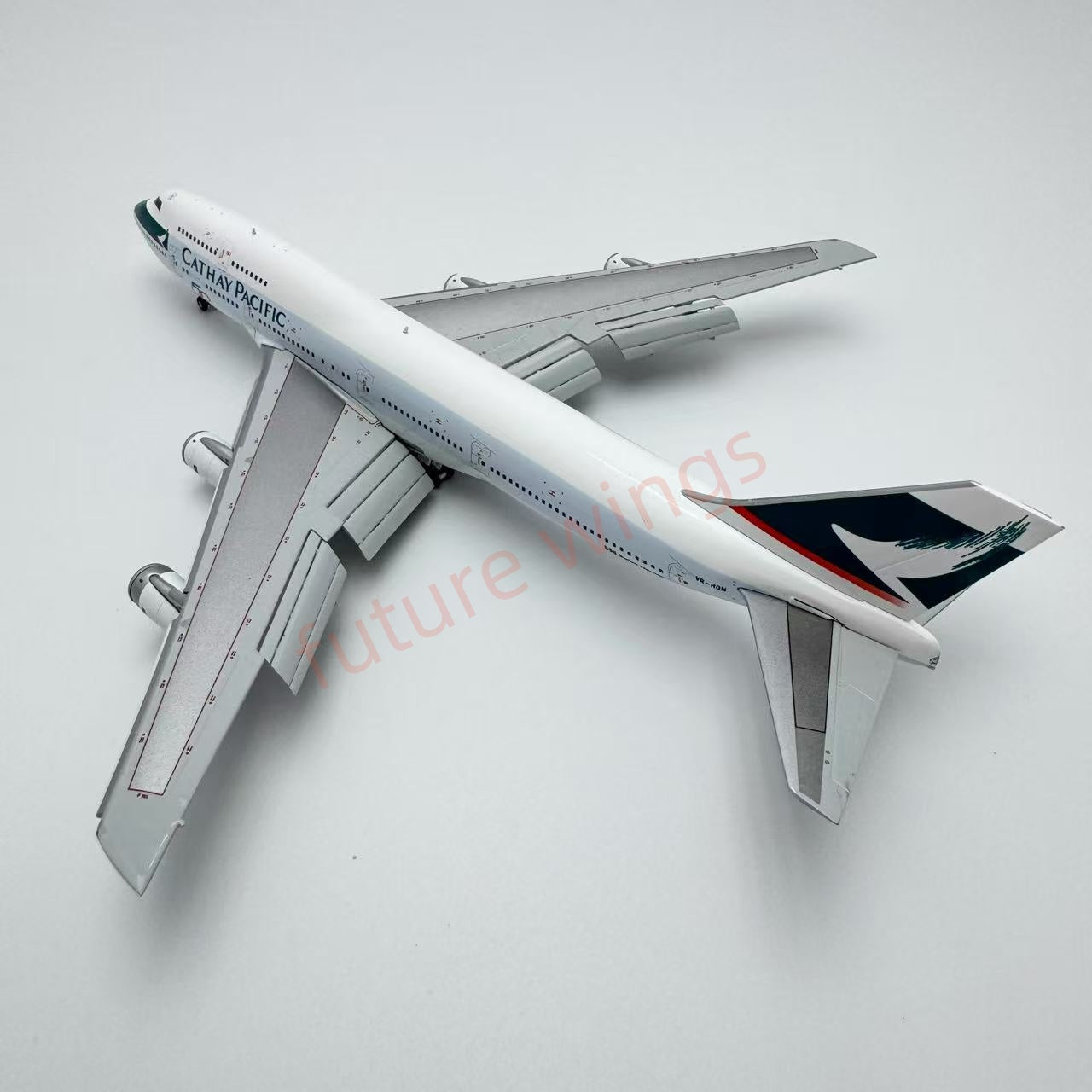 1:400 YY Wings Cathay Pacific B747-300 VR-HON "50years"Free Tractor +Stand