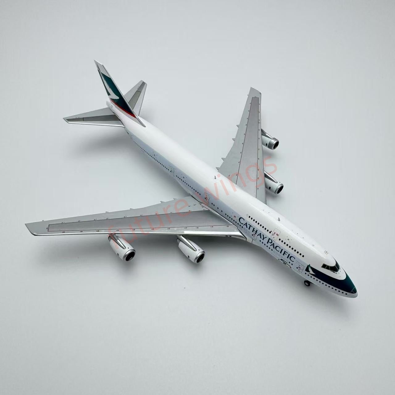 1:400 YY Wings Cathay Pacific B747-300 VR-HON "50years"Free Tractor +Stand