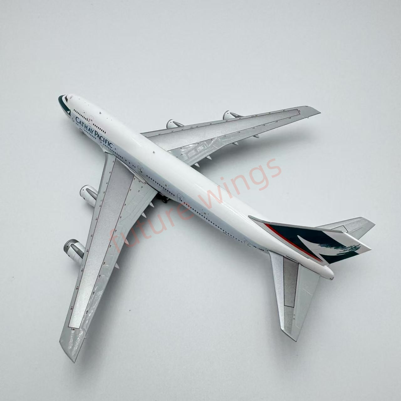 1:400 YY Wings Cathay Pacific B747-300 VR-HON "50years"Free Tractor +Stand