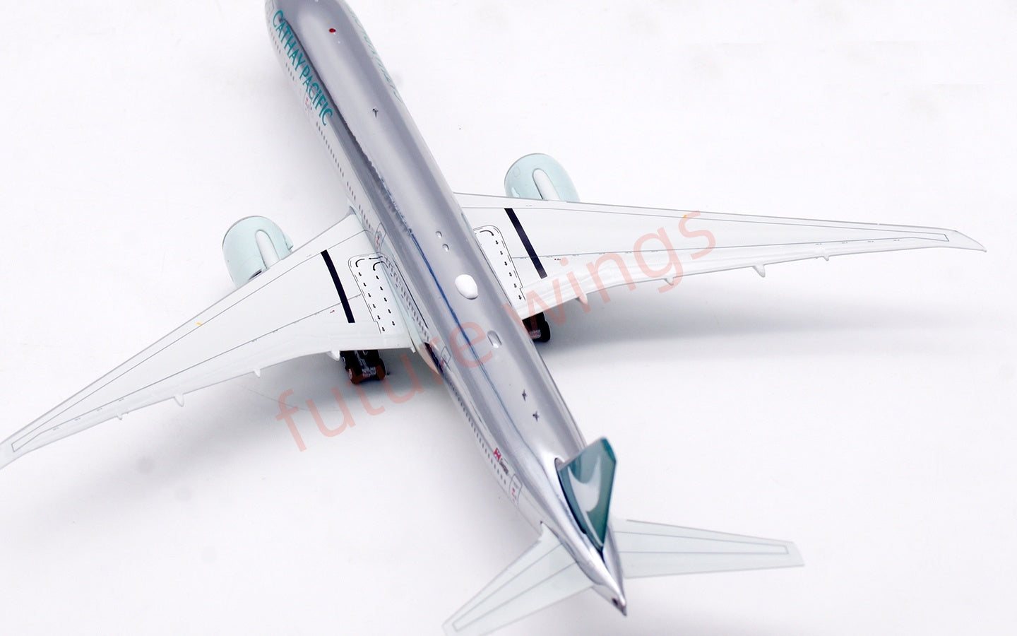 1:400 Aviation400 Cathay Pacific B777-300ER B-KPT Aircraft Model Free Tractor+Stand