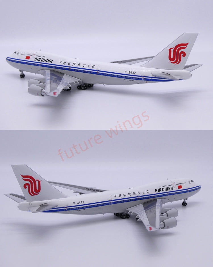 1:400 APOLLO Air China B747-400 B-2445/B-2447 Aircraft Model+Free Tractor