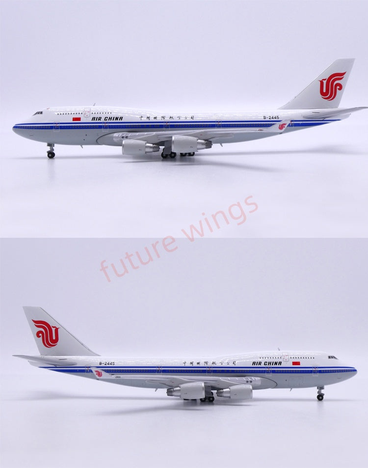 1:400 APOLLO Air China B747-400 B-2445/B-2447 Aircraft Model+Free Tractor