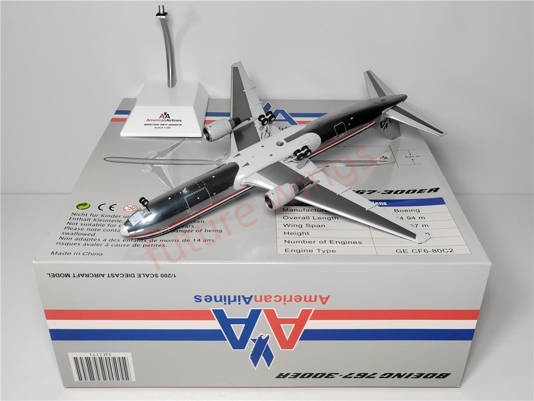 1:200 JC Wings LH2171 American Airlines B767-300ER N374AA Aircraft Model
