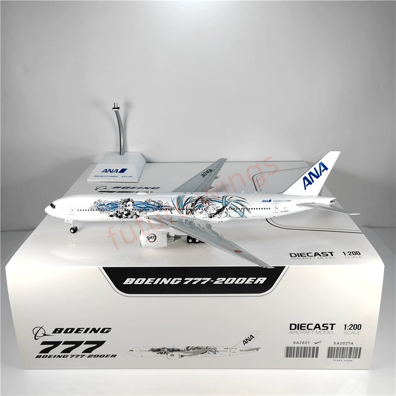 1:200 JC Wings SA2027 ANA B777-200ER JA745A Diecast Aircraft Model