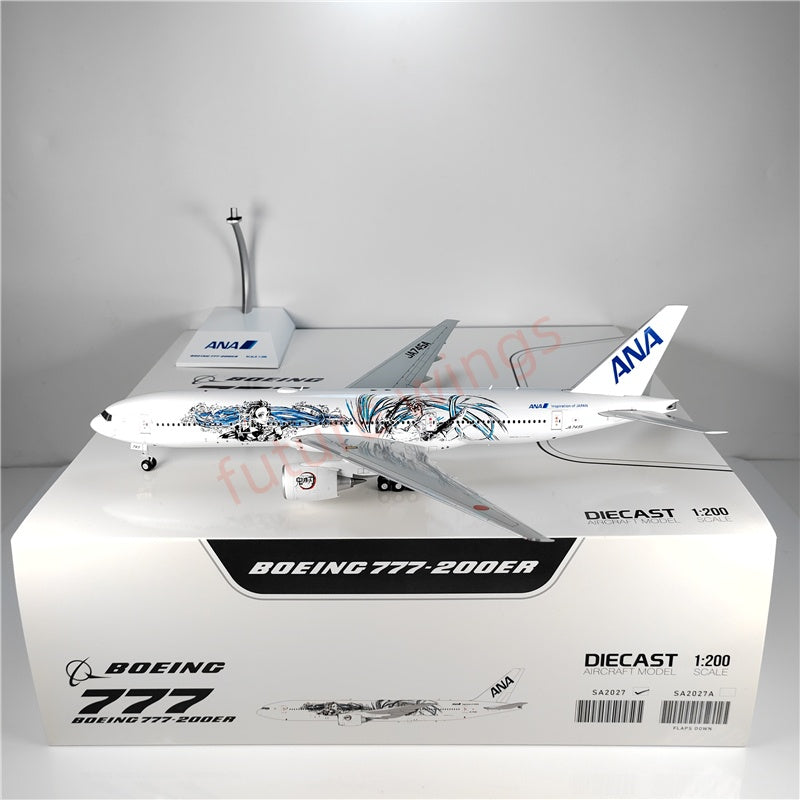 1:200 JC Wings SA2027 ANA B777-200ER JA745A Diecast Aircraft Model