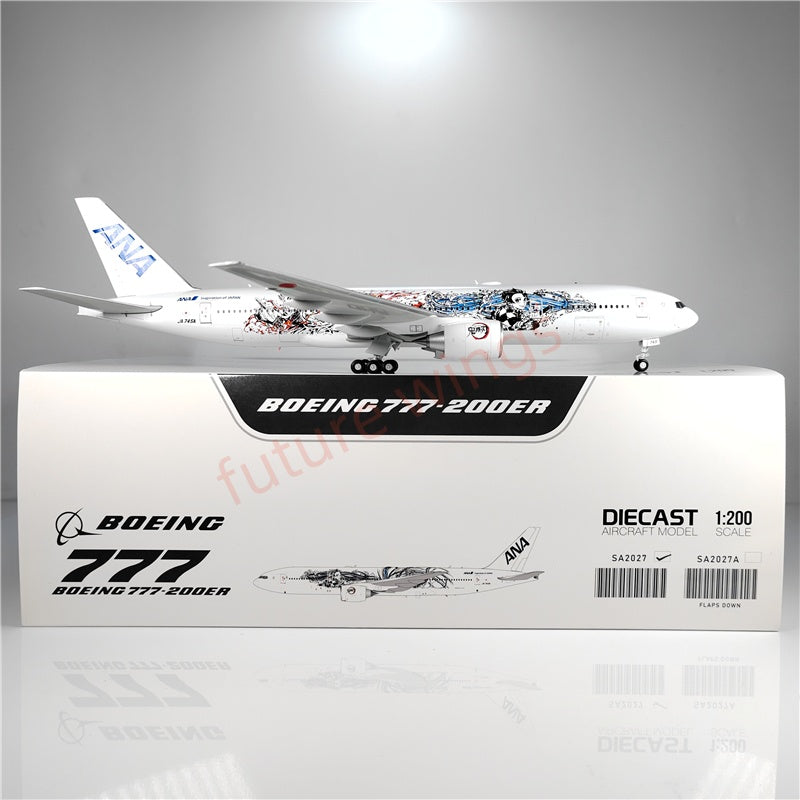 1:200 JC Wings SA2027 ANA B777-200ER JA745A Diecast Aircraft Model