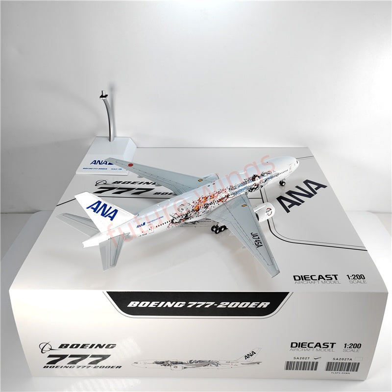1:200 JC Wings SA2027 ANA B777-200ER JA745A Diecast Aircraft Model
