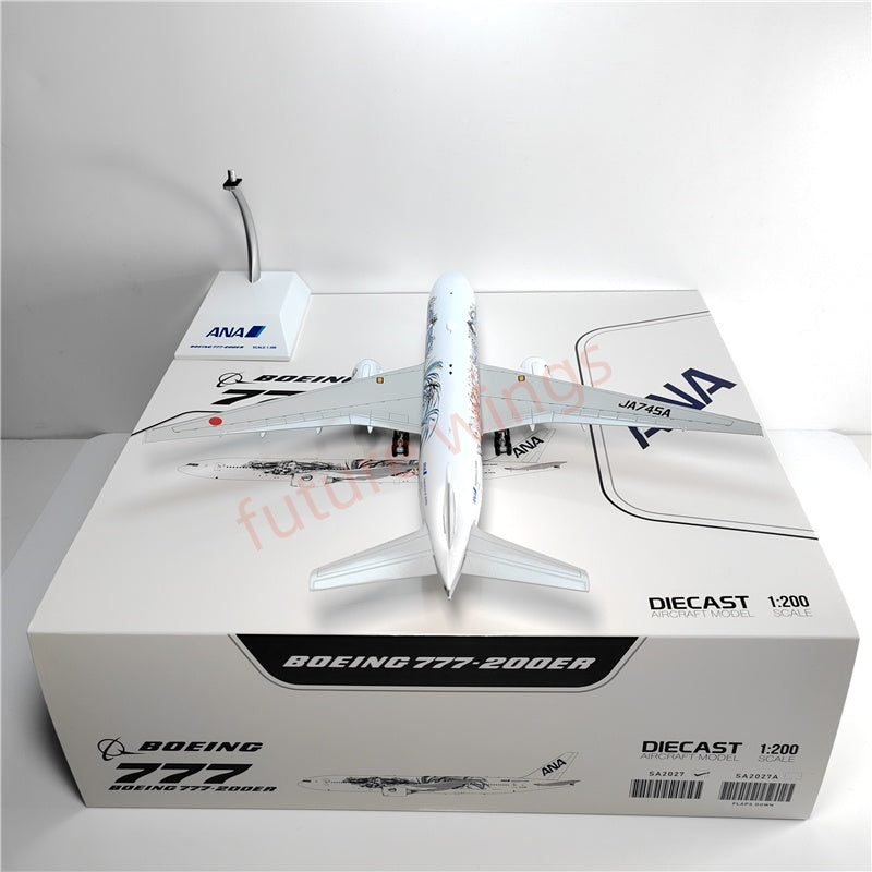 1:200 JC Wings SA2027 ANA B777-200ER JA745A Diecast Aircraft Model