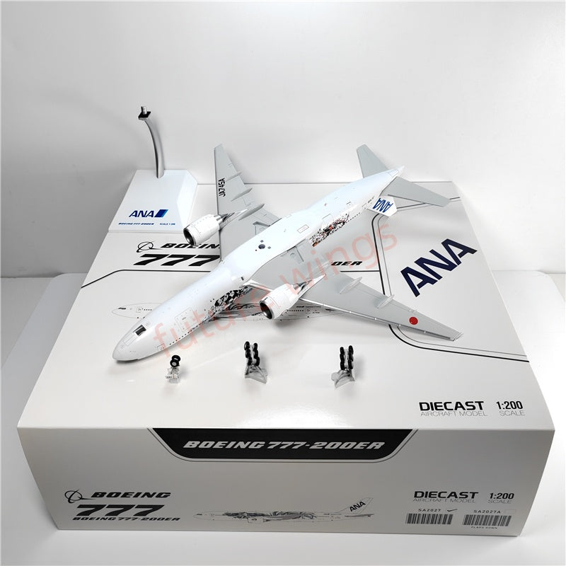 1:200 JC Wings SA2027 ANA B777-200ER JA745A Diecast Aircraft Model