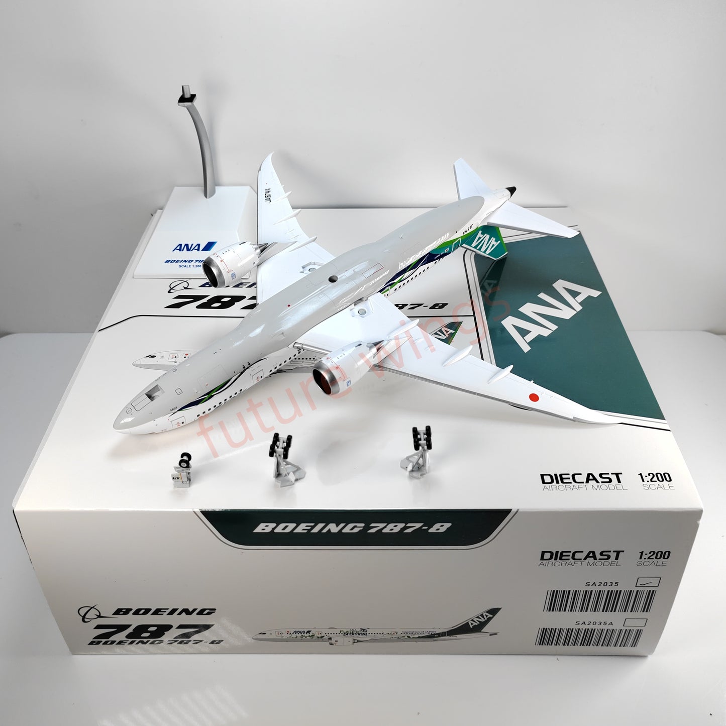 1:200 JC Wings SA2035 ANA B787-8 JA874A Diecast Aircraft Model