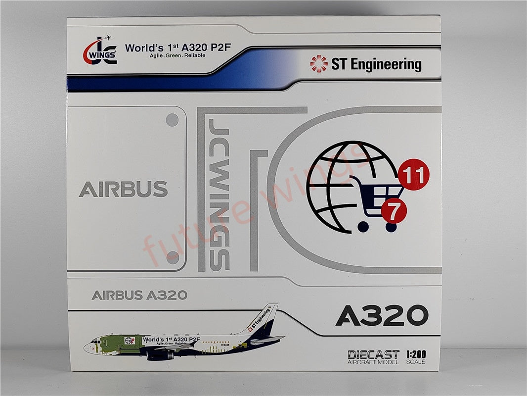 1:200 JC Wings LH2338 Airbus A320P2F D-AAES Diecast Aircraft Model