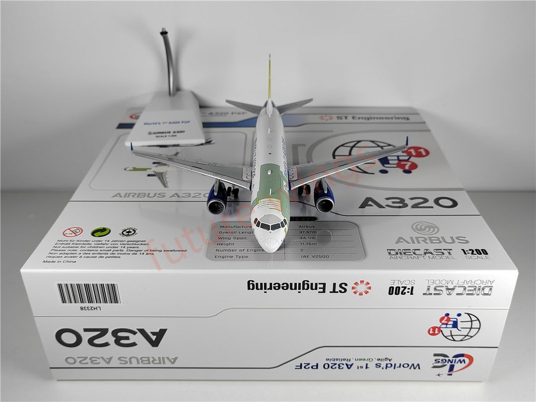 1:200 JC Wings LH2338 Airbus A320P2F D-AAES Diecast Aircraft Model