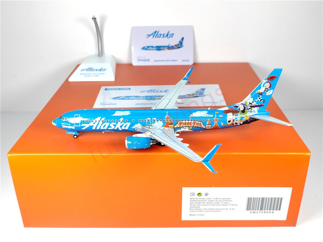 1:200 JC Wings EW2738004 Alaska Airlines B737-800 N537AS Diecast Aircraft Model