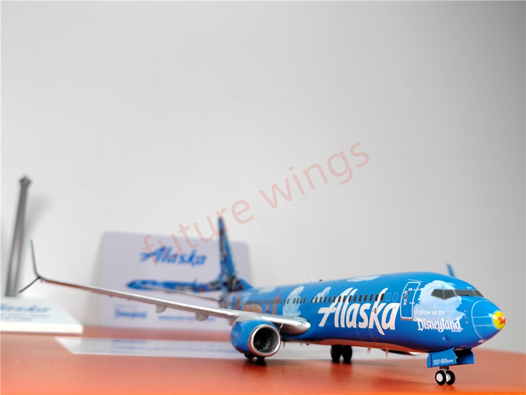 1:200 JC Wings EW2738004 Alaska Airlines B737-800 N537AS Diecast Aircraft Model