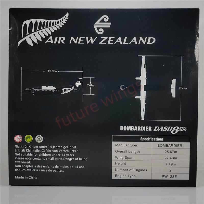 1:200 JC Wings XX2272 Air NewZeland Dash8 Q300 ZK-NEM Diecast Aircraft Model