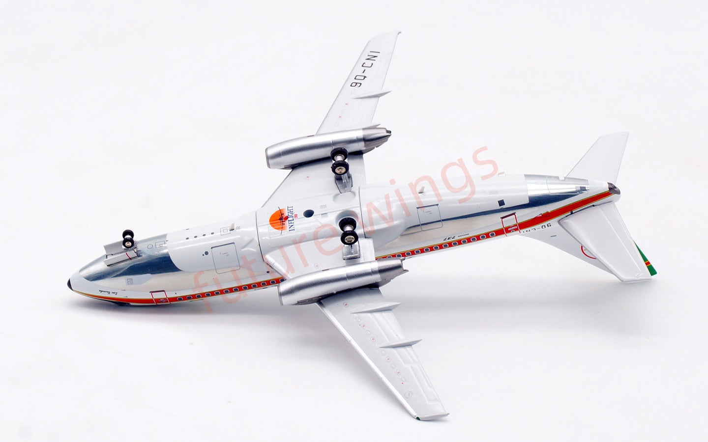 1:200 InFlight200 Air Zaire B737-200 9Q-CNI Diecast Aircraft Model