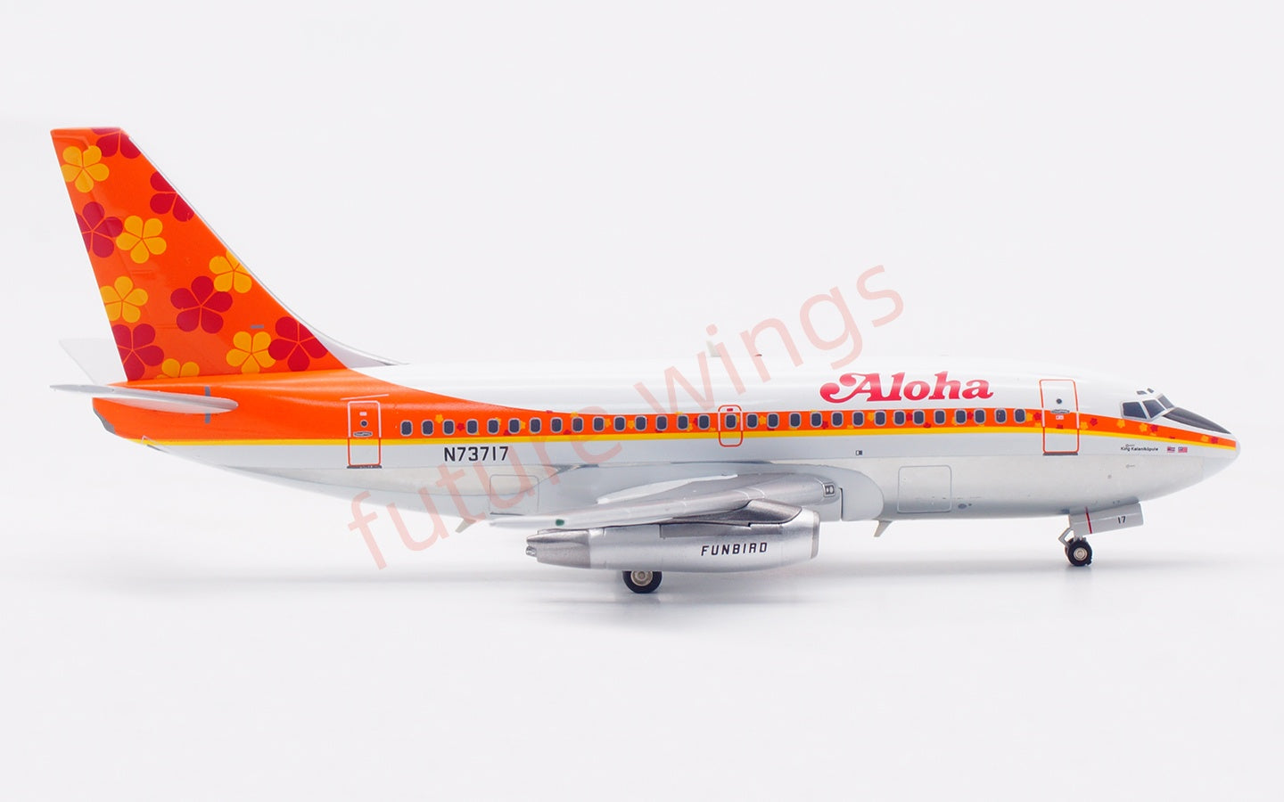 1:200 InFlight200 Aloha B737-100 N73717 Diecast Aircraft Model