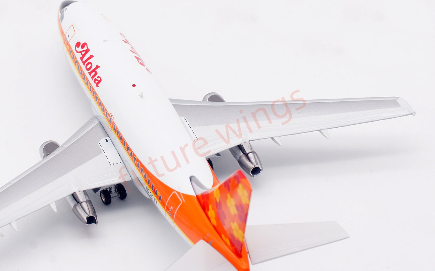 1:200 InFlight200 Aloha B737-100 N73717 Diecast Aircraft Model