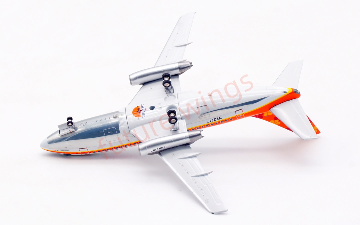 1:200 InFlight200 Aloha B737-100 N73717 Diecast Aircraft Model