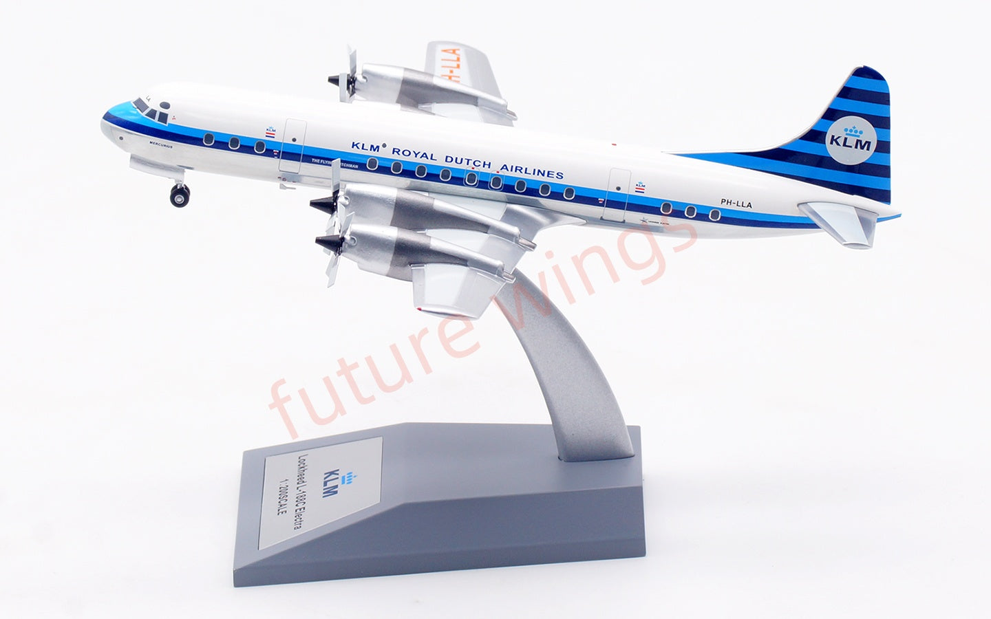 1:200 InFlight200 KLM Lockheed L-188C PH-LLA Diecast Aircraft Model
