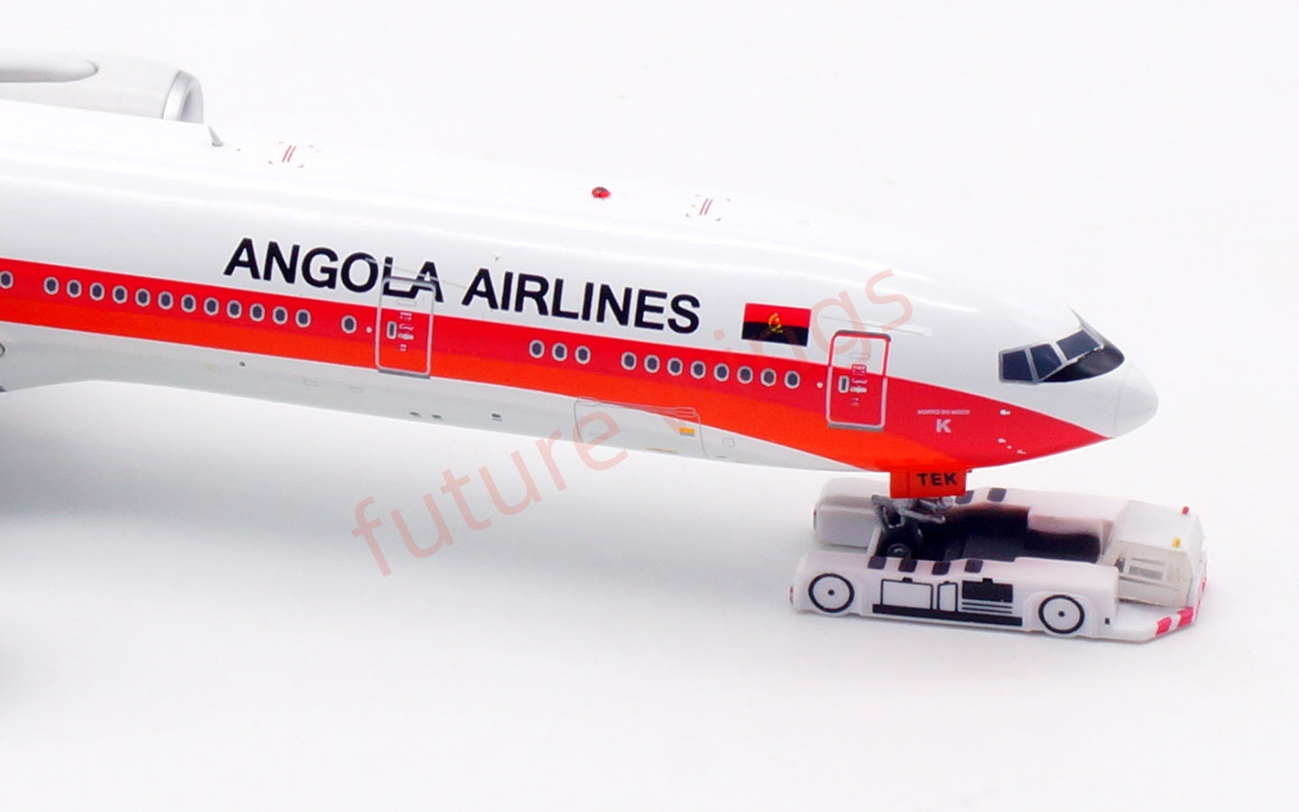 1:400 Aviation400 Angola TAAG B777-300ER D2-TEK Aircraft Model Free Tractor+Stand