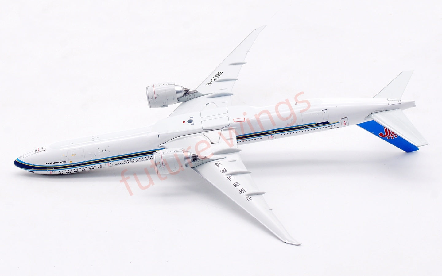 1:400 Aviation400 China Southern Airlines B777-300ER B-2029 Aircraft Model Free Tractor+Stand