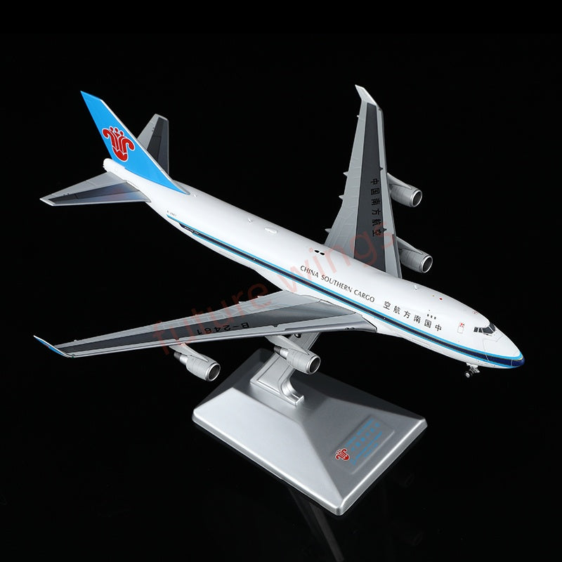 1:400 YY Wings China Southern Cargo B747-400F B-2461 B-2473 Aircraft Model Free Tractor +Stand