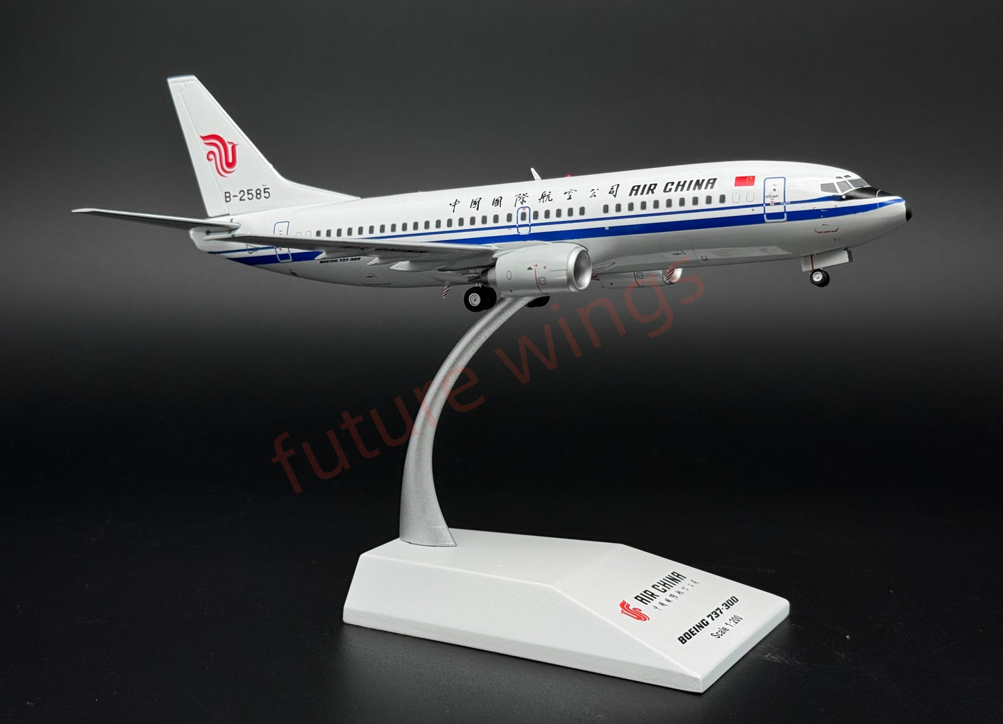 1:200 KJ Model(InFlight200*) Air China B737-200 B-2585 Diecast Aircraft Model