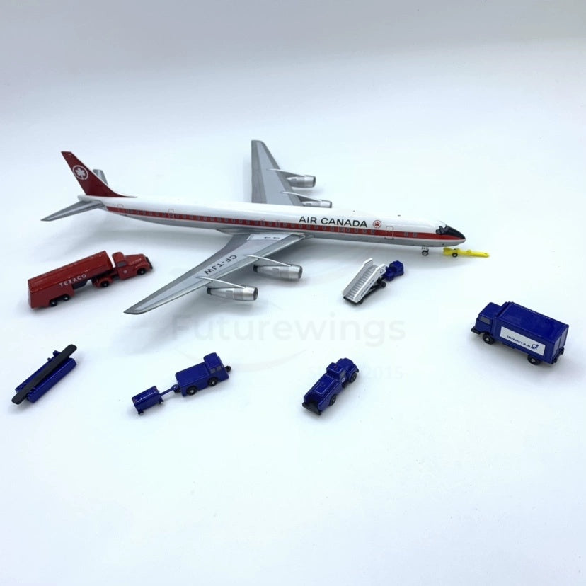 (RARE)1:200 AeroClassics Diecast GSE ---Quebec Airlines 8Pcs Set