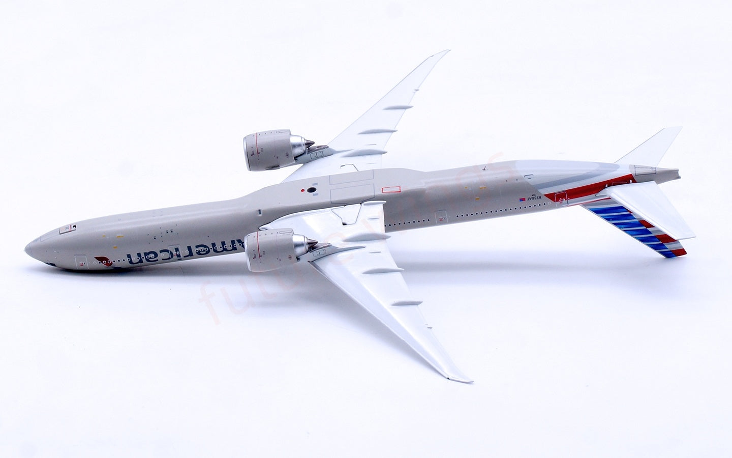 1:400 Aviation400 American Airlines B777-300ER N736AT Aircraft Model Free Tractor+Stand