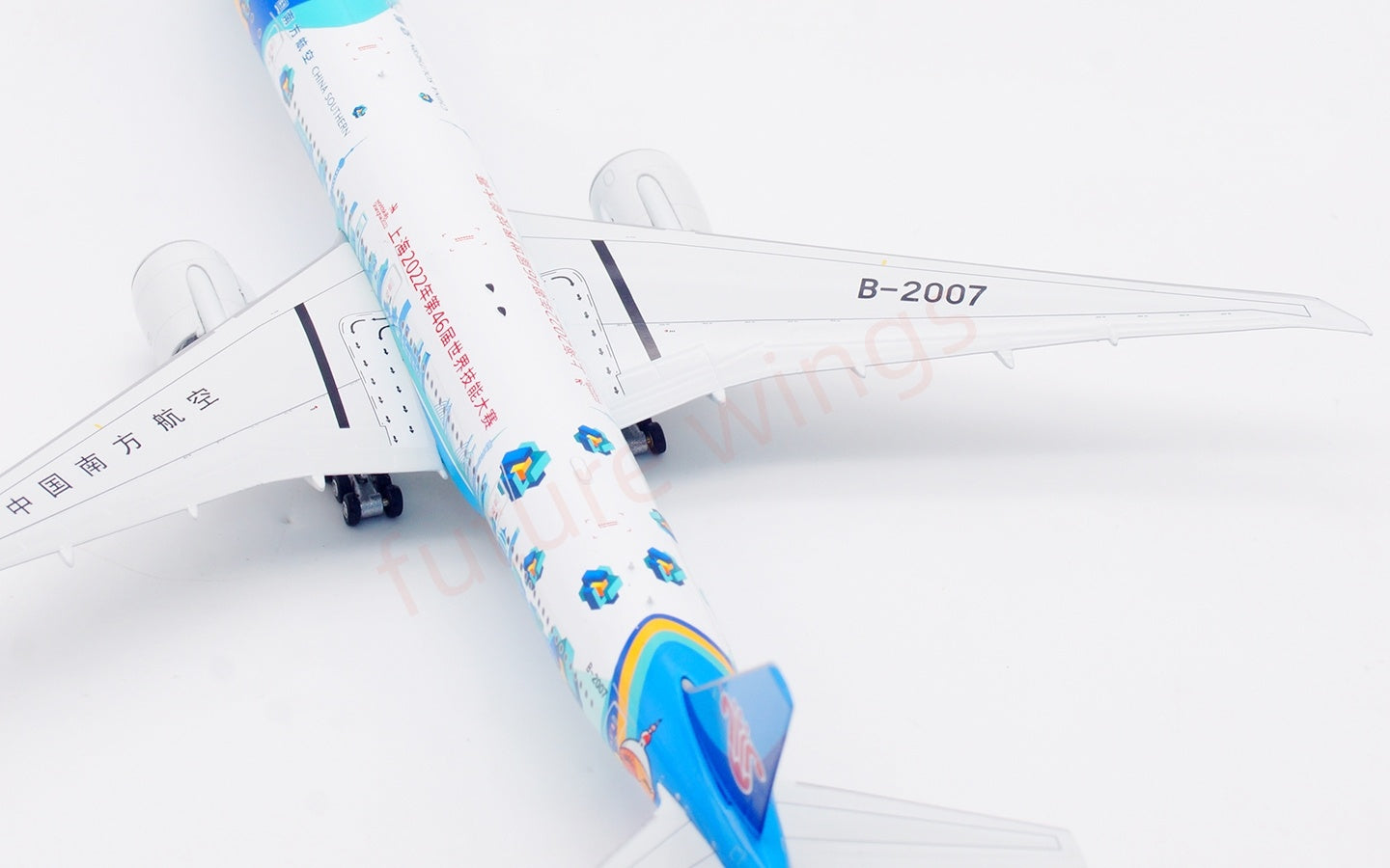 1:400 Aviation400 China Southern Airlines B777-300ER B-2007 Aircraft Model Free Tractor+Stand