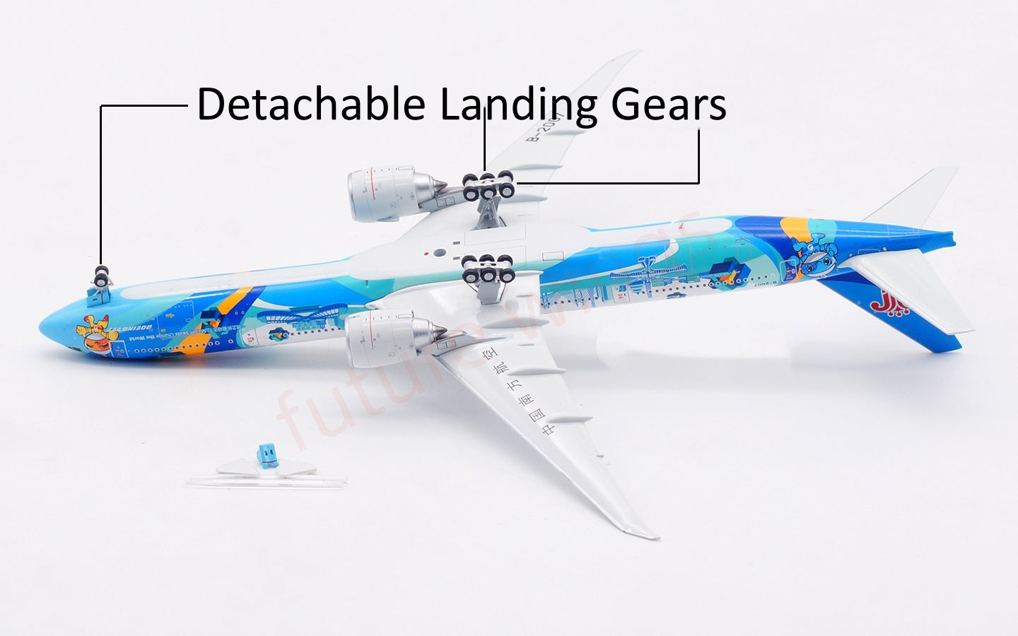 1:400 Aviation400 China Southern Airlines B777-300ER B-2007 Aircraft Model Free Tractor+Stand