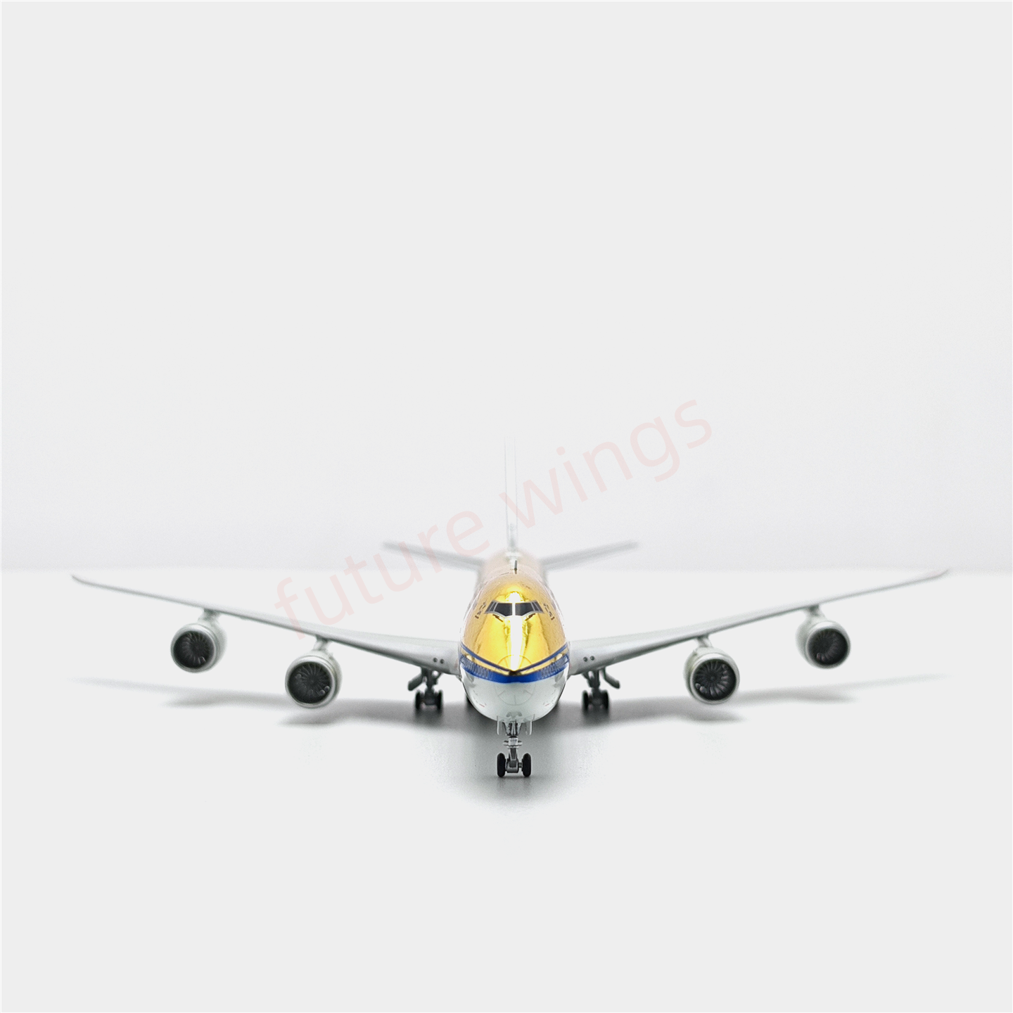 (RARE)1:400 YY Wings Air China B747-8 B-2479 (Gold Color) Aircraft Model Free Tractor+Stand