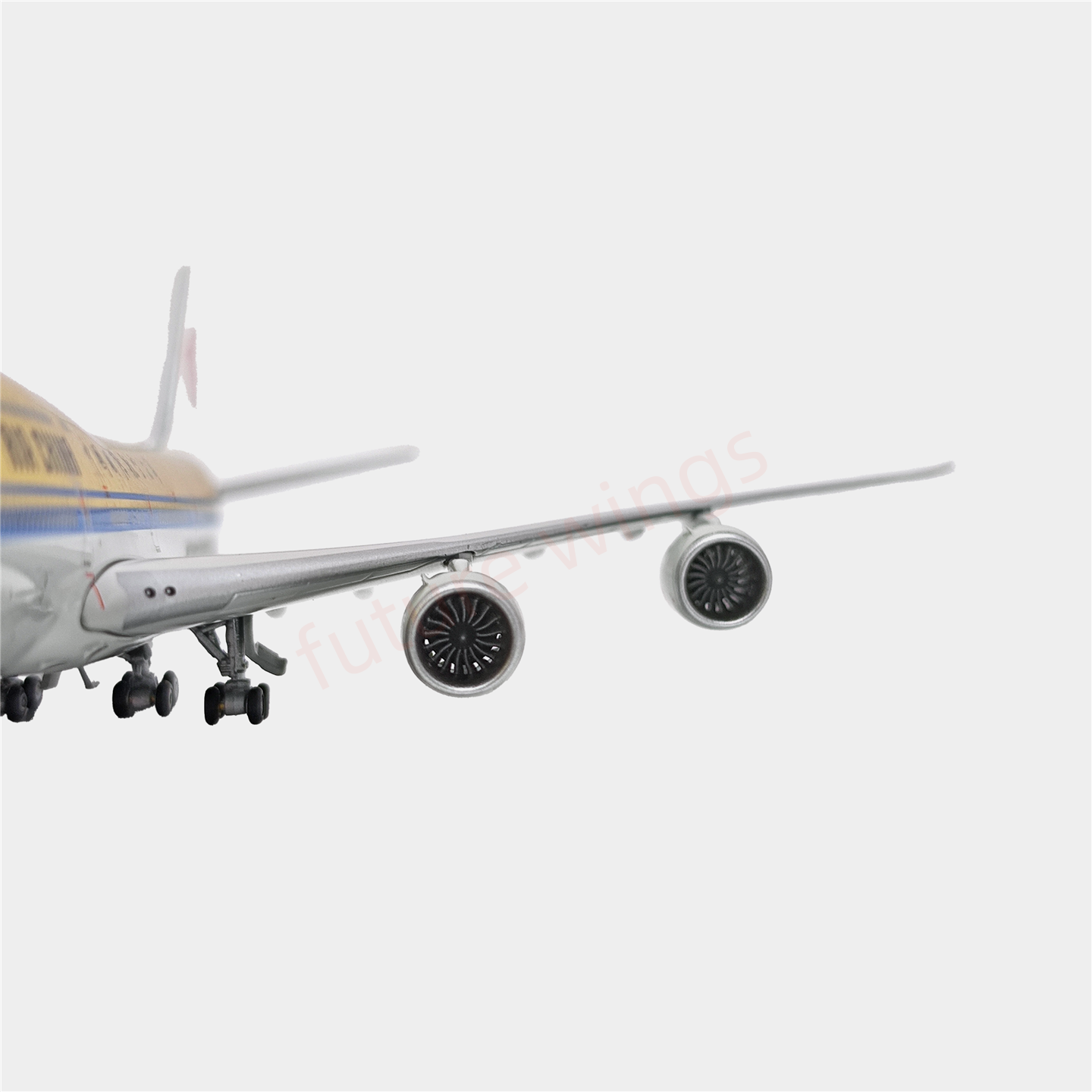 (RARE)1:400 YY Wings Air China B747-8 B-2479 (Gold Color) Aircraft Model Free Tractor+Stand