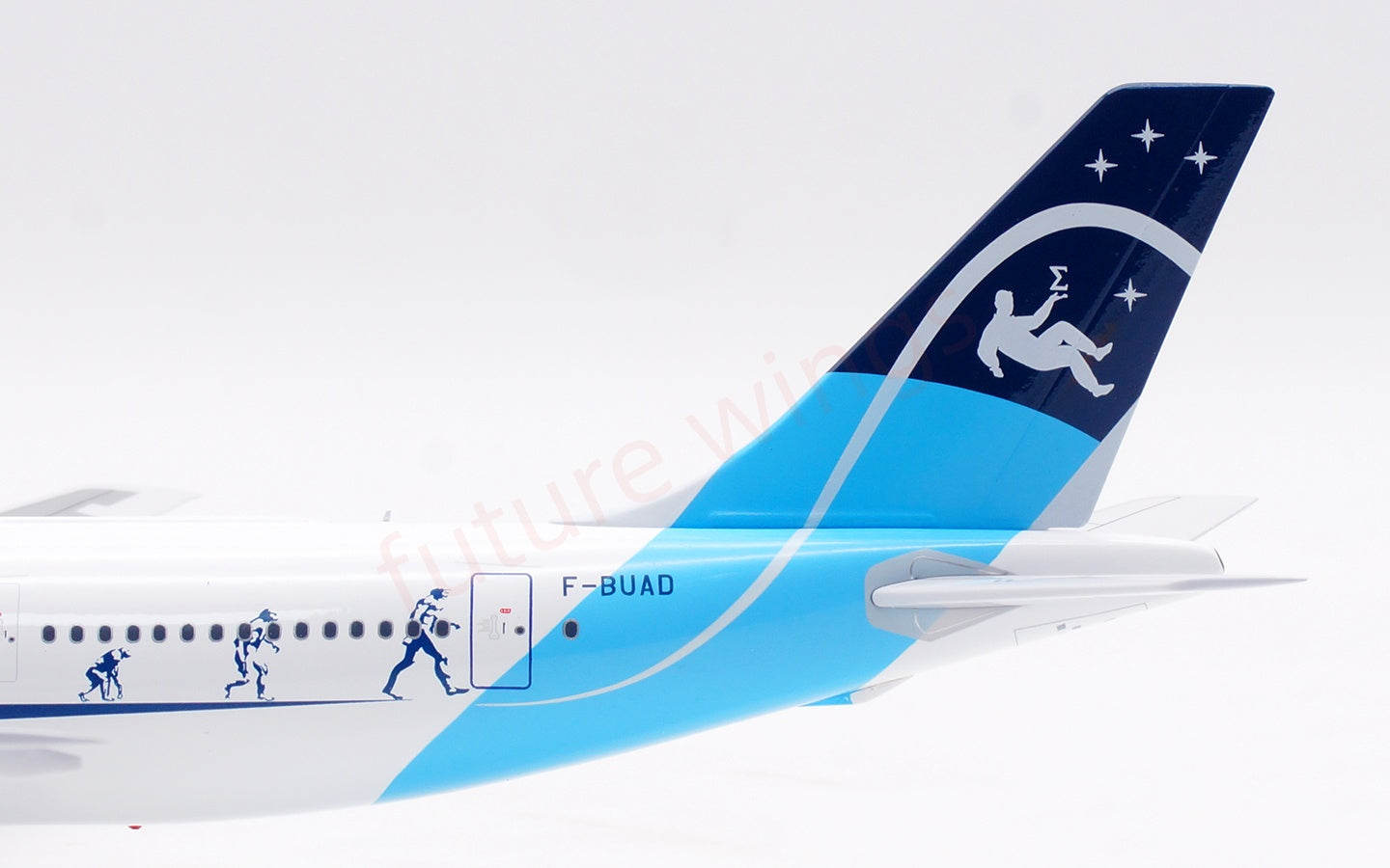 1:200 B-Models Zero-G Airbus A300 F-BUAD Diecast Aircraft Model With Stand