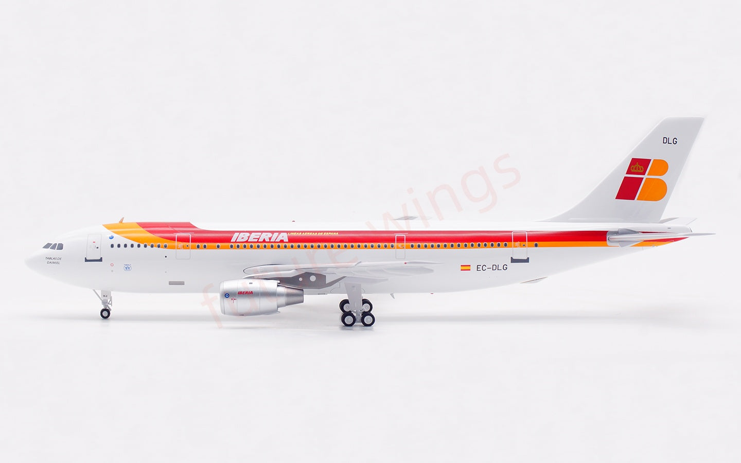 1:200 InFlight200 Iberia Airbus A300B4 EC-DLG Diecast Aircraft Model With Stand