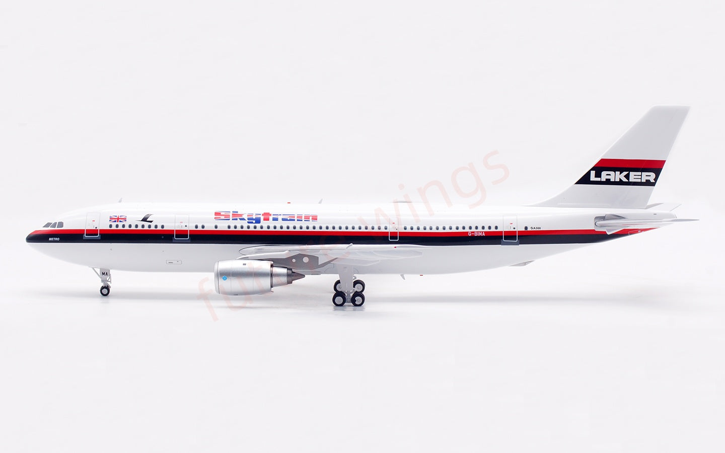 1:200 InFlight200 LAKER Airbus A300B4 G-BIMA Diecast Aircraft Model With Stand