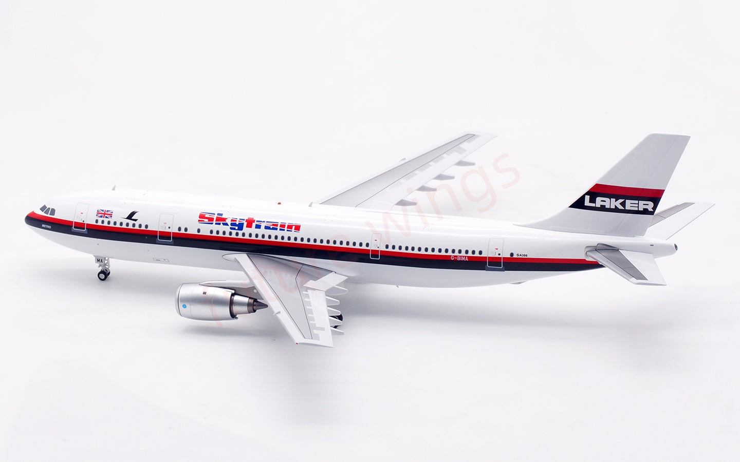 1:200 InFlight200 LAKER Airbus A300B4 G-BIMA Diecast Aircraft Model With Stand